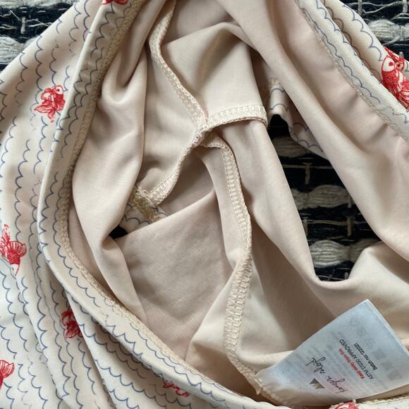 🌿Konges Slojd Toddler Boys Red Fish Ocean Tie Waist Swim Trunks 4Y - Picture 5 of 6